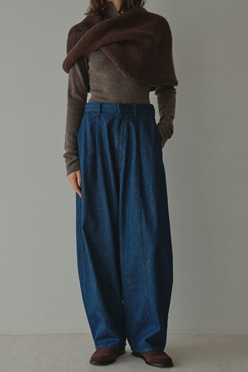 ETRE TOKYO(エトレトウキョウ)｜カーヴィータックデニムパンツ/ブルー