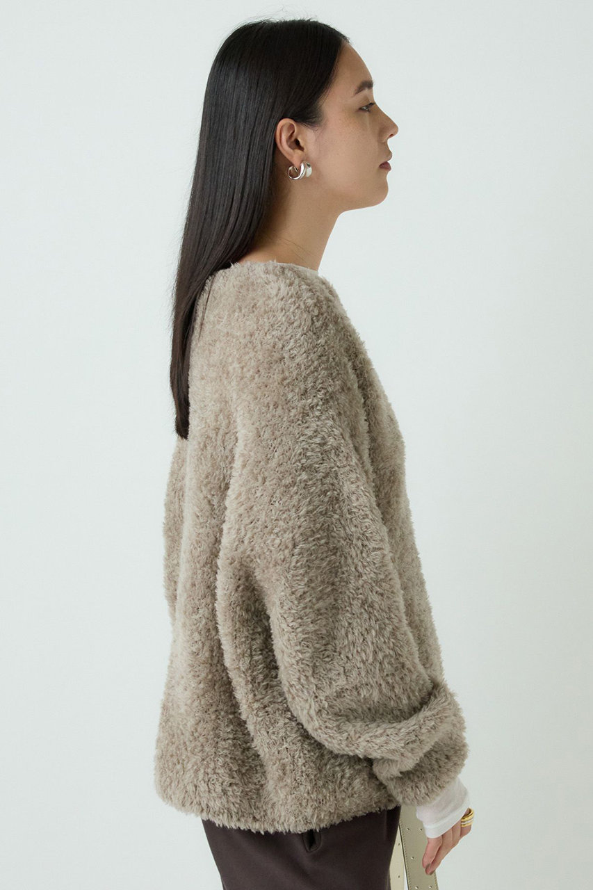 Chaos(カオス)｜ペルシアモールニットプルオーバー/モカベージュ の