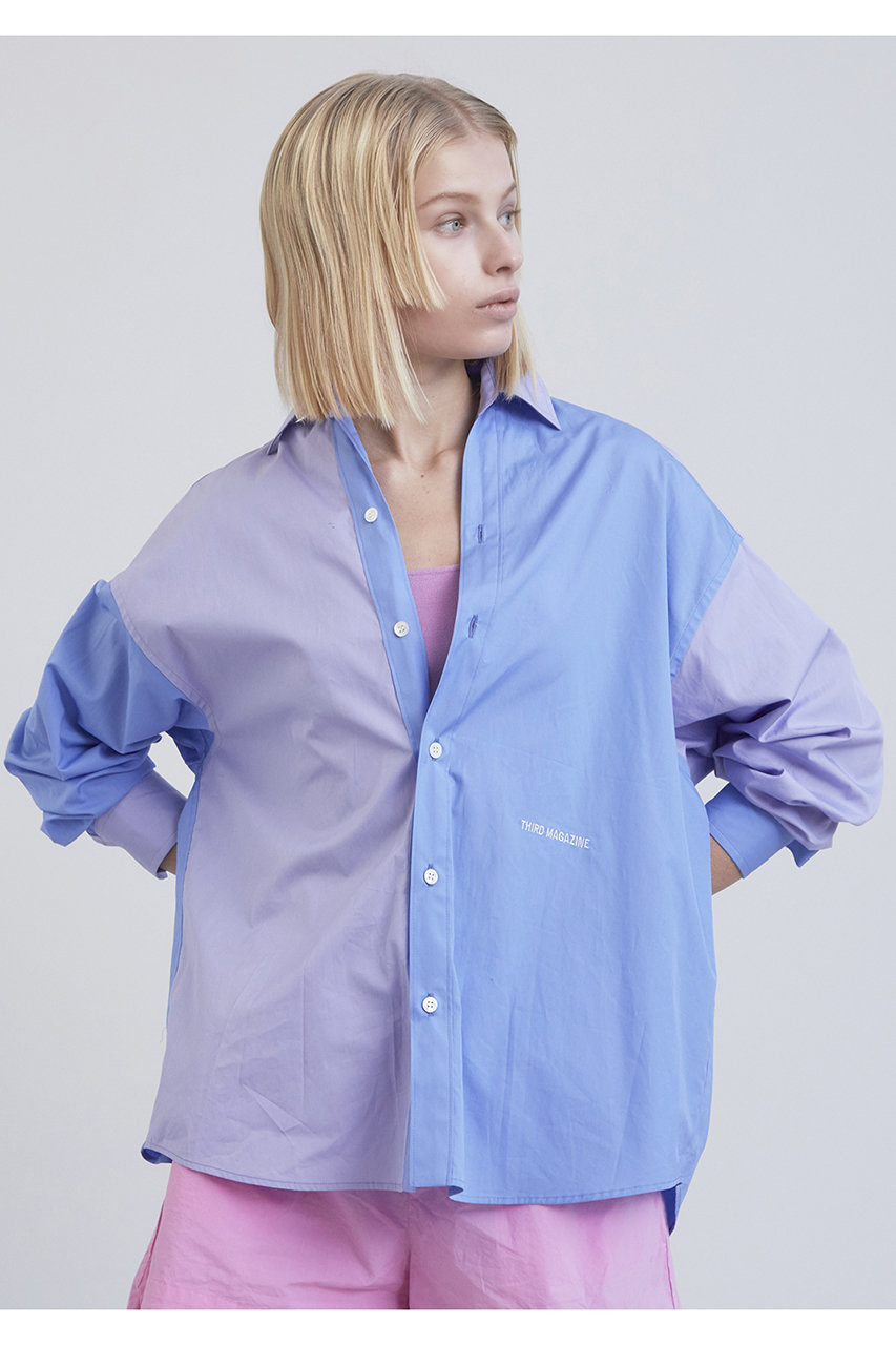 THIRD MAGAZINE(サードマガジン)｜カラーブロックシャツ/マルチ の通販