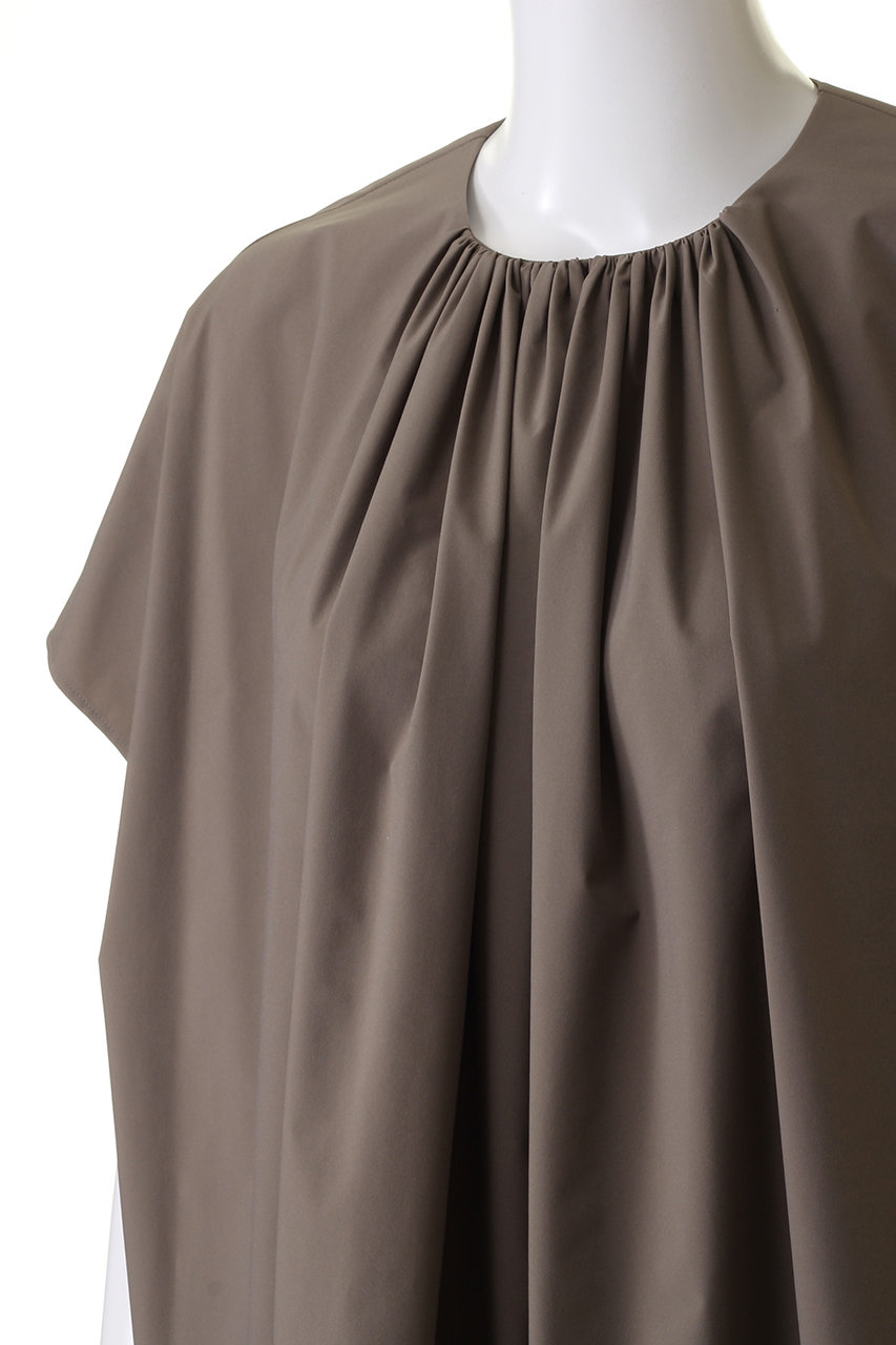 LE PHIL(ル フィル)｜SOLOTEX ブロードギャザーブラウス/ホワイト の