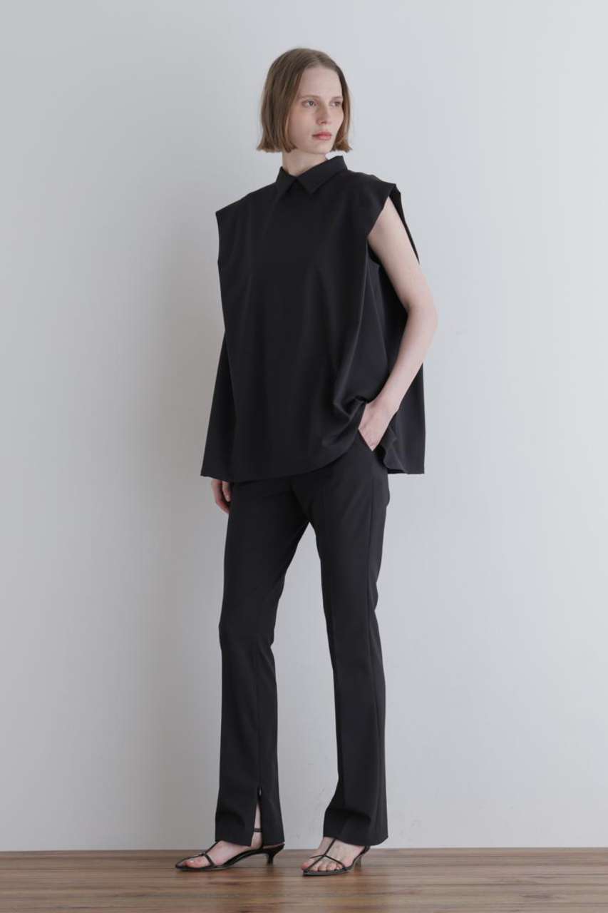 LE PHIL(ル フィル)｜ストレッチオックスパンツ/ブラック の通販