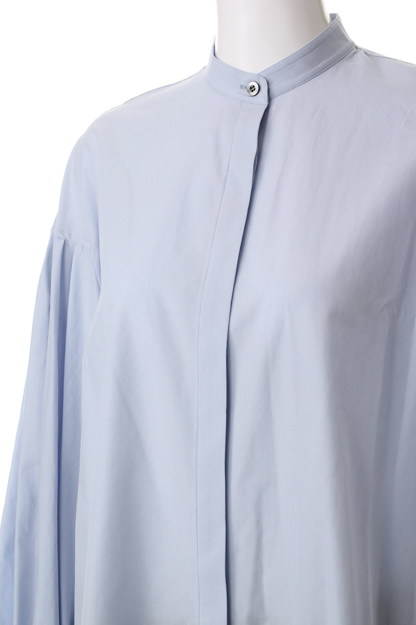 LE PHIL(ル フィル)｜タイプライターギャザーブラウス/ホワイト の通販