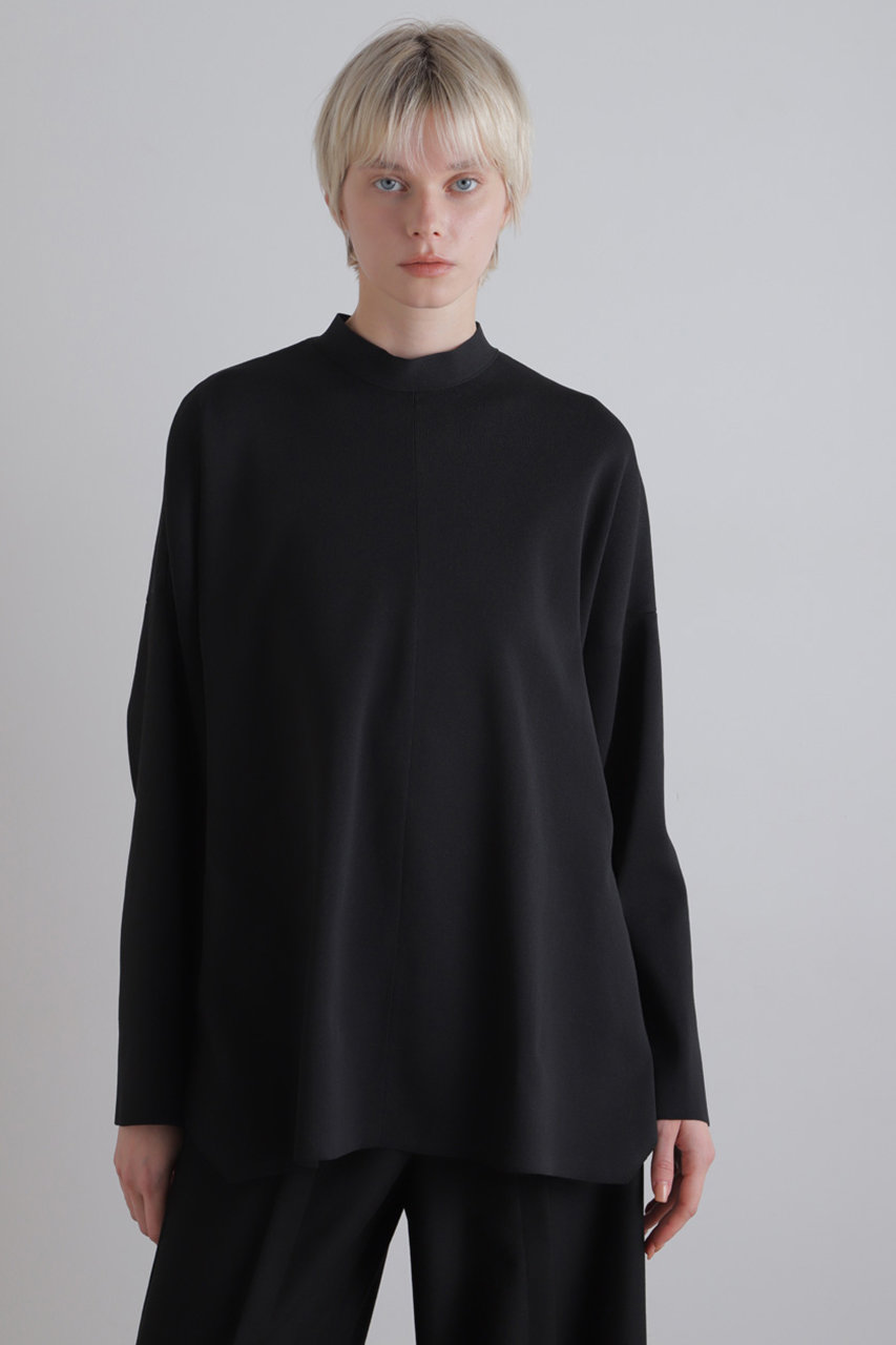 LE PHIL(ル フィル)｜ダブルジャガードニット/ブラック の通販