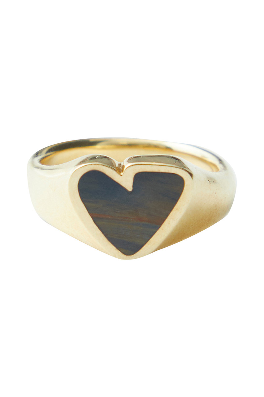 PREEK(プリーク)｜ROUGH HEART PIETERSITE STONE リング/ゴールド の