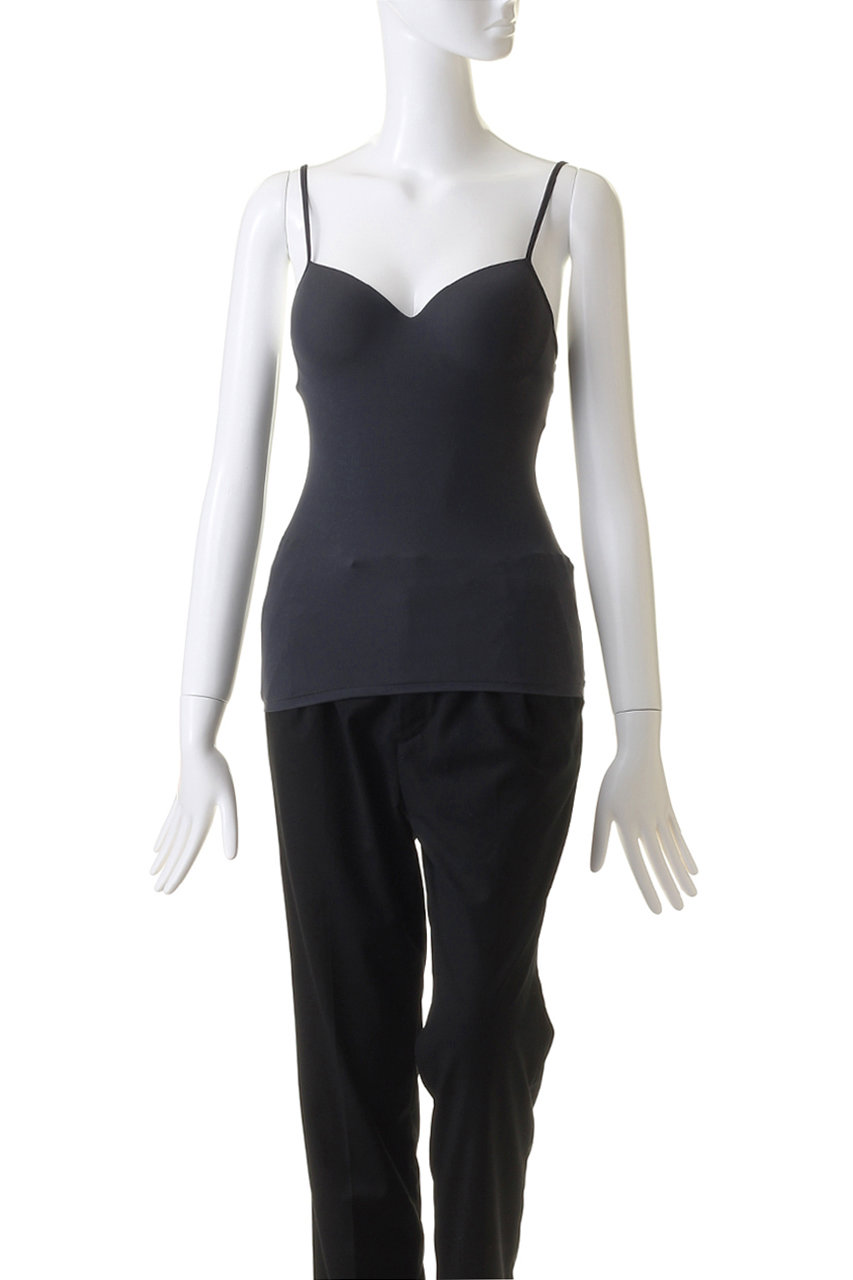 HANRO(ハンロ)｜【JUNNA×HANRO】ALLUREブラキャミソール/グレー の通販