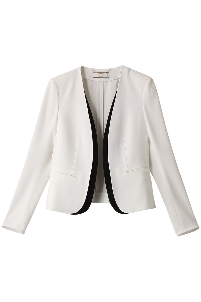 BEIGE，(ベイジ，)｜CINDY（シンディ）/ダブルカラージャケット/White