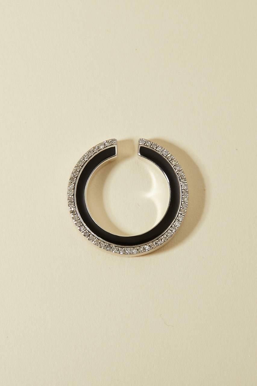 Adlin Hue(アドリン ヒュー)｜Min Cuff Ring/シルバー の通販