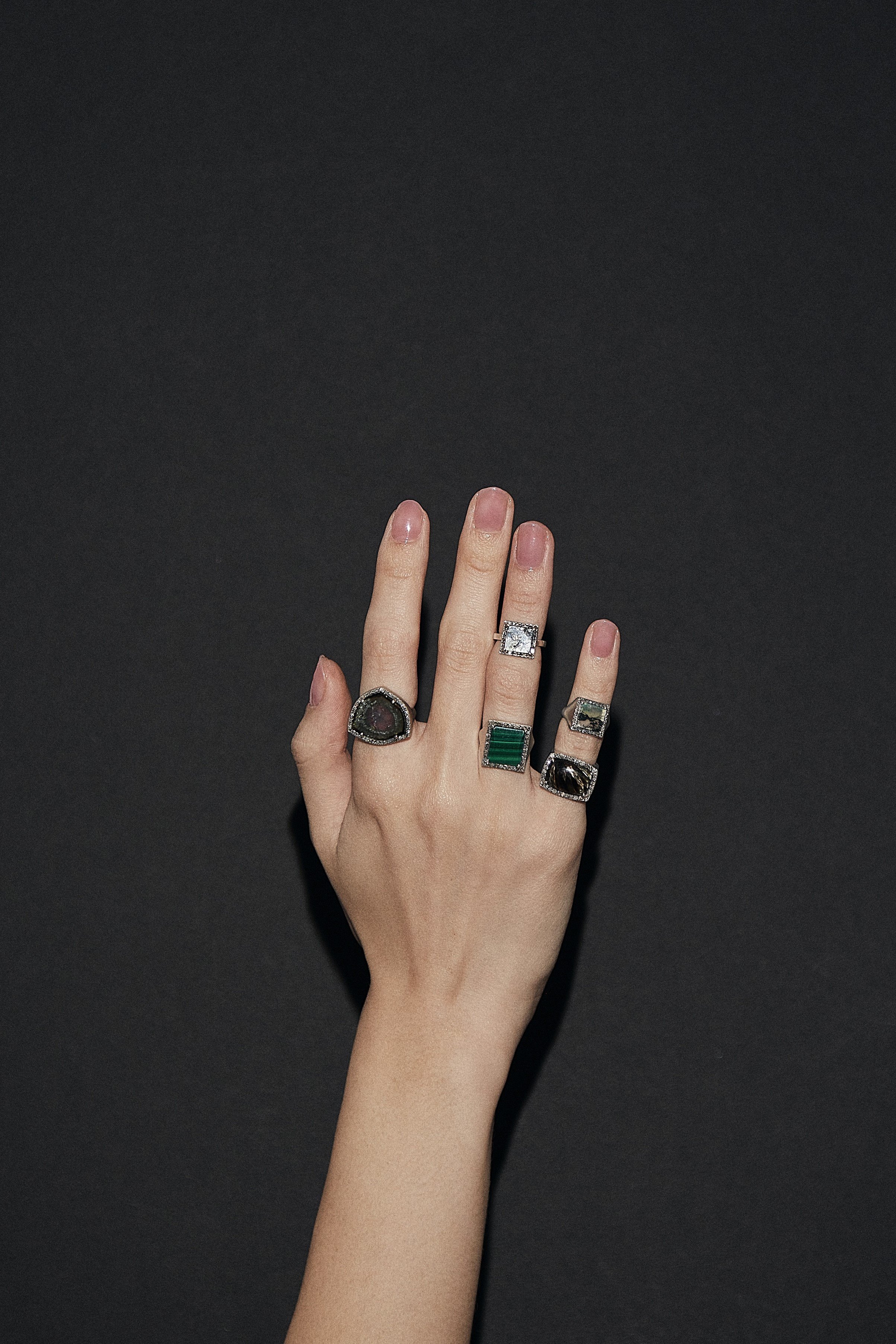 Adlin Hue(アドリン ヒュー)｜Malachite カナンリング/グリーン の通販