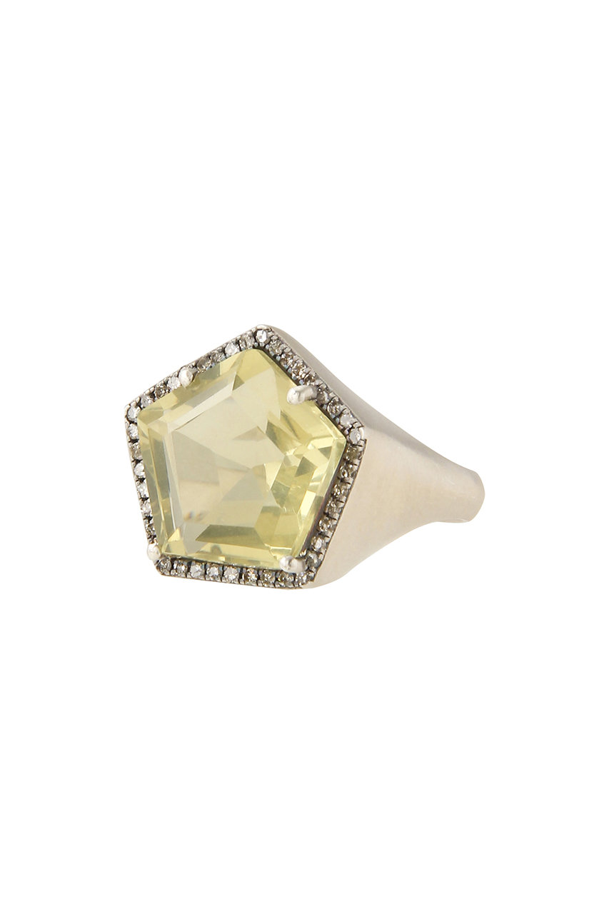 Adlin Hue(アドリン ヒュー)｜Lemon Quartz Canan リング/イエロー の