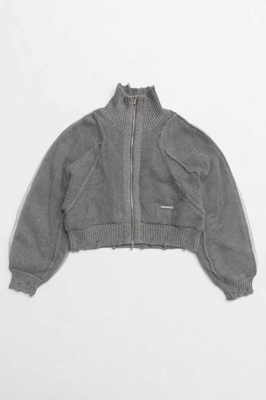 PRANK PROJECT(プランク プロジェクト)｜チュールレイヤードジップ