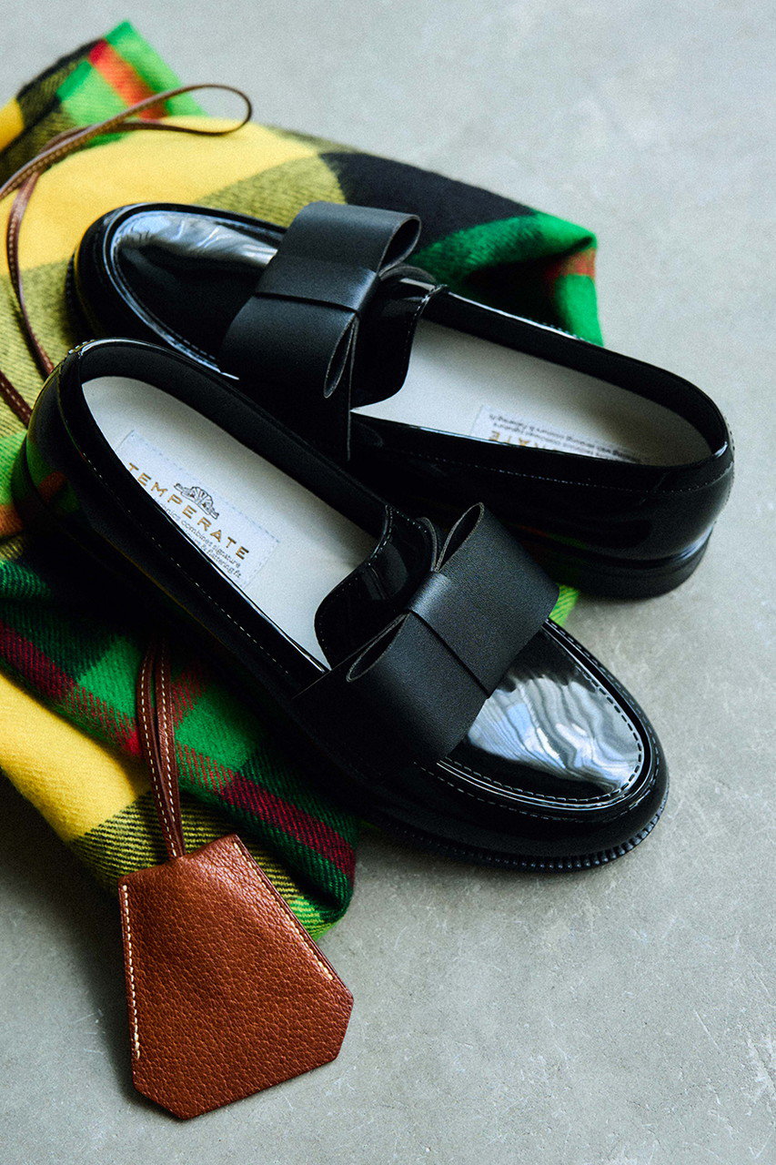 TEMPERATE(テンパレイト)｜DECO フラットベルトリボン ローファー