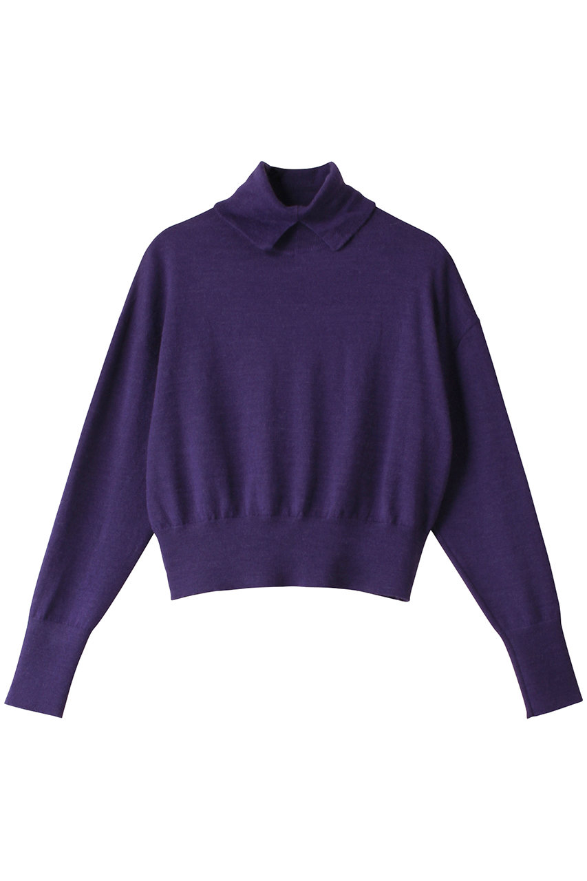 楽天市場】タートルネック セーター パープルの通販
