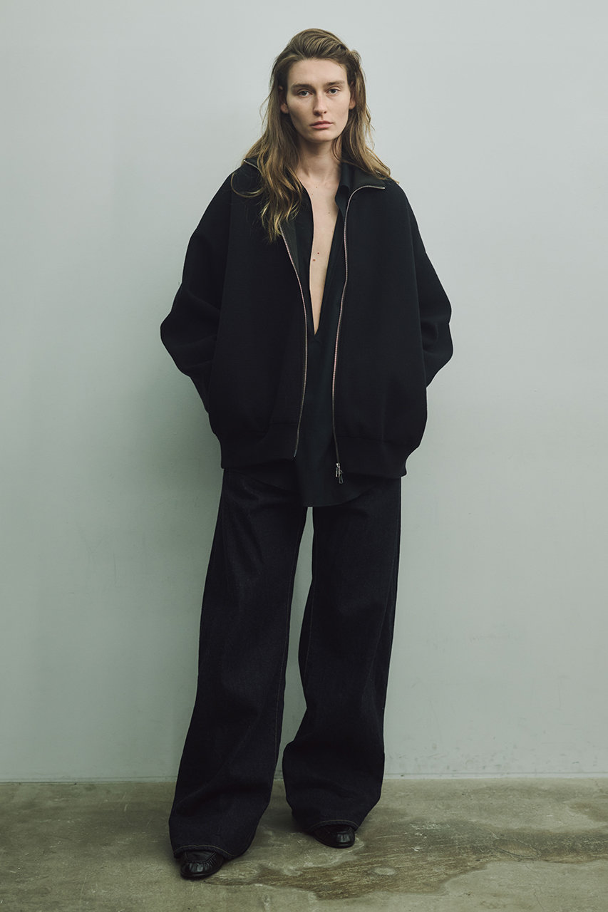 ssstein(シュタイン)｜【UNISEX】OVERSIZED DOUBLE KNIT ZIP JACKET