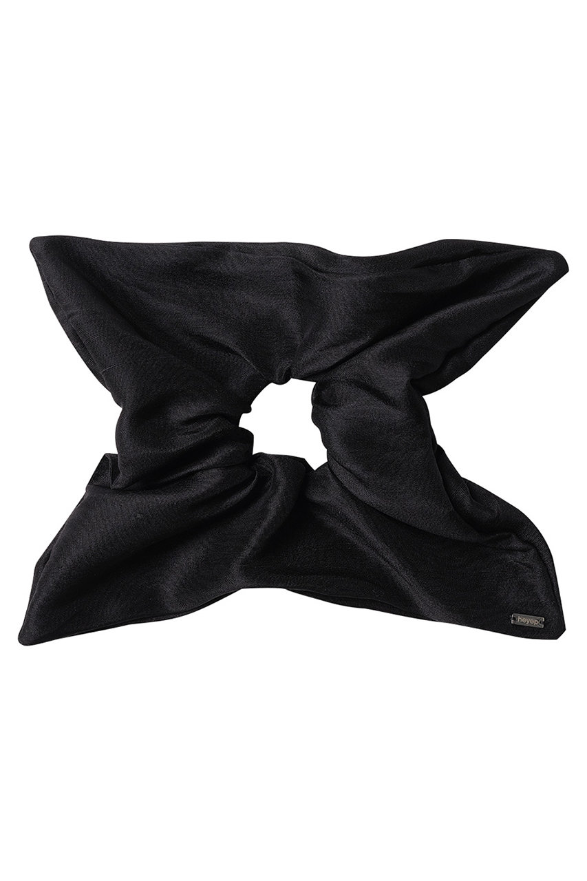 heyep(ヘイップ)｜Silk Square Medium シュシュ/ブラック の通販