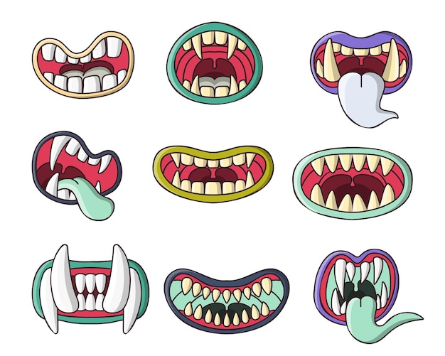 Monster mouth Images - Free Download on Freepik