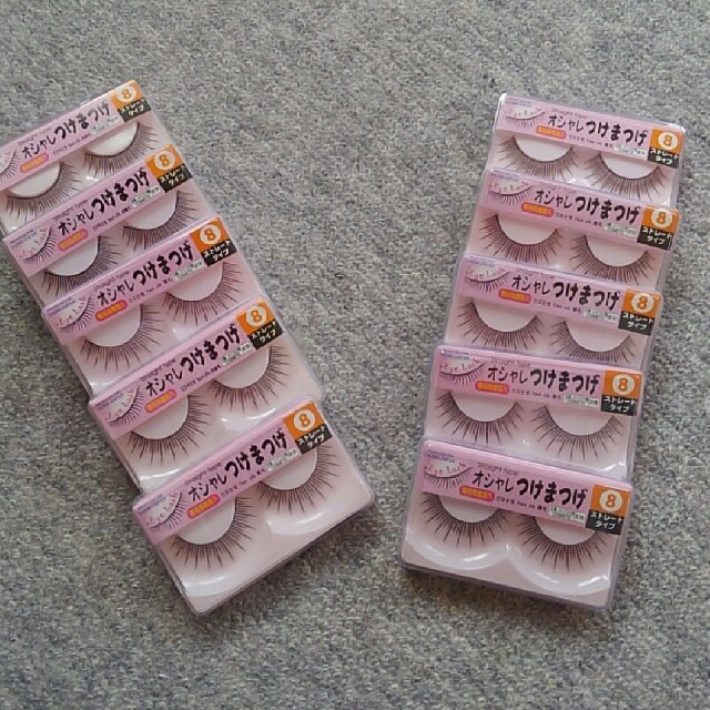 ダイソー つけまつげ 8番 10個の通販 by まや｜ラクマ