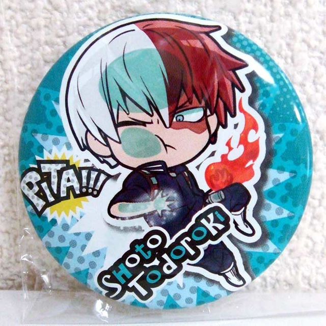 僕のヒーローアカデミア ぴた！でふぉめ 激突 缶バッジ【轟 焦凍