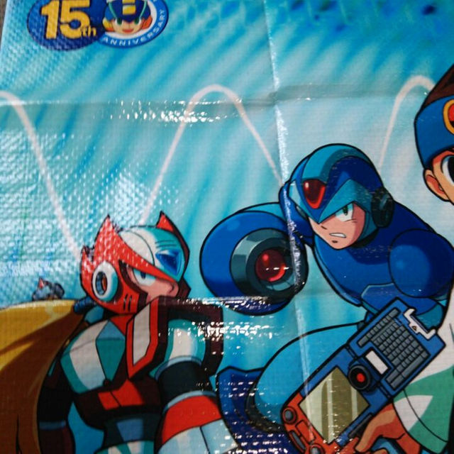 ロックマンエグゼ レジャーシートの通販 by mikan＆tom｜ラクマ