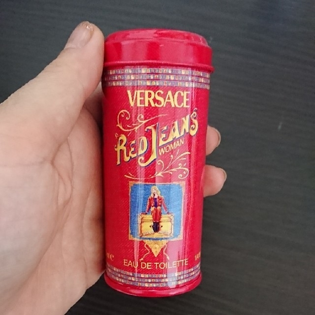 VERSACE - 未使用☆ヴェルサーチ香水レッドジーンズ(ベルサーチ