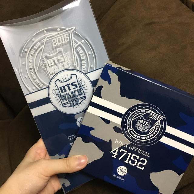 防弾少年団(BTS) - BTS WAKE UP ツアーグッズ ペンライト バンダナの