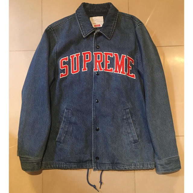 Supreme - supreme デニム コーチジャケット Sサイズ 14AWの通販 by