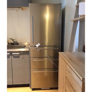 MUJI (無印良品) - 無印良品 冷蔵庫 355L ステンレス MJ