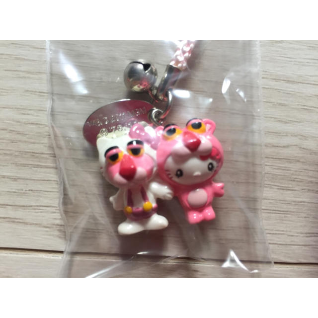 新品】USJ ストラップ キティ エルモ ピンクパンサーの通販 by なぎさ