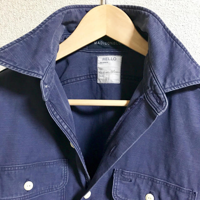 MADISONBLUE - マディソンブルー ハンプトン バックサテン シャツ