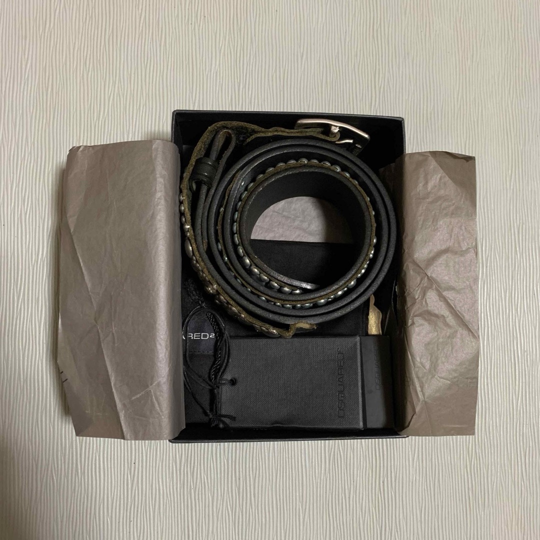 DSQUARED2 - 【本物】DSQUARED2 ラインストーンスタッズ2連ベルトの