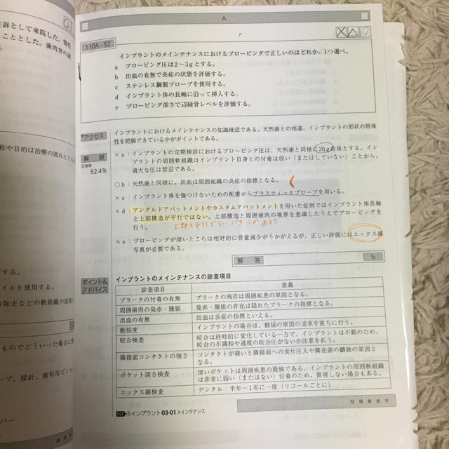 第110回歯科医師国家試験問題解説の通販 by しゆか's shop｜ラクマ