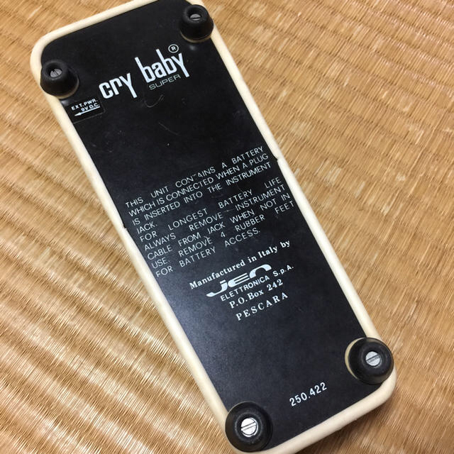 jen cry baby super 70年代 ビンテージ ワウの通販 by ペダル｜ラクマ