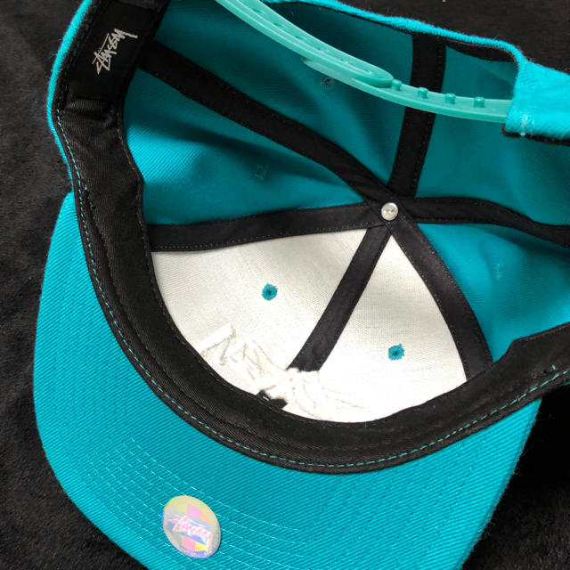 STUSSY - stussy ステューシー キャップ cap ターコイズブルーの通販