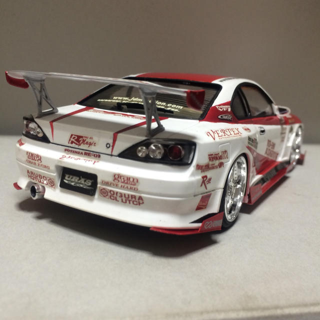 AOSHIMA - 1/24 青島 VERTEX S15シルビア 改 オリジナルD1グランプリ風