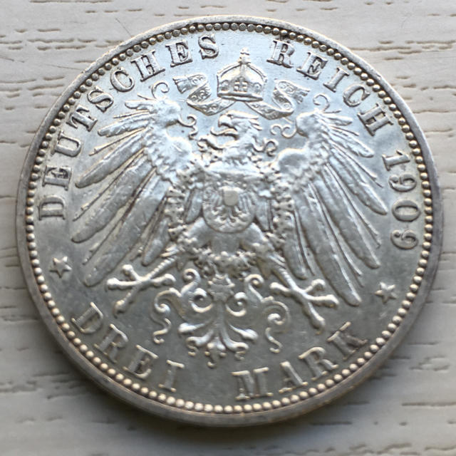 100年以上前のドイツ帝国の純銀貨の通販 by ハンザ｜ラクマ