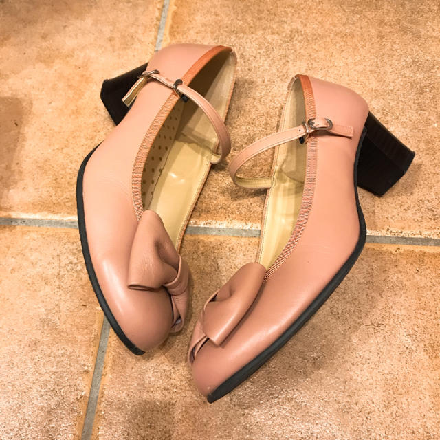 Leur Getter - ルルゲッタ 本革リボンシューズ パンプスの通販 by ひめ