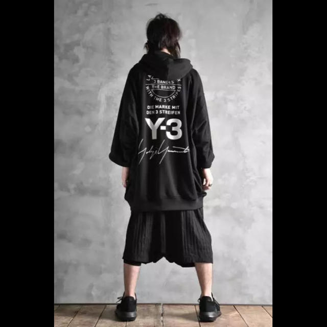 Y-3 - Y-3 【即完売モデル】15周年ロゴ ビッグパーカー ヨウジヤマモト