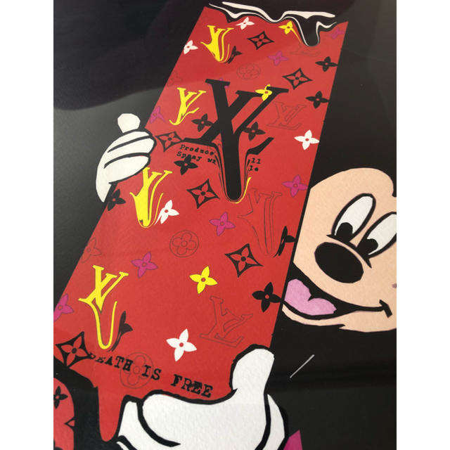 LOUIS VUITTON - ルイヴィトン×ミッキーマウス☆コラボポスター☆額縁