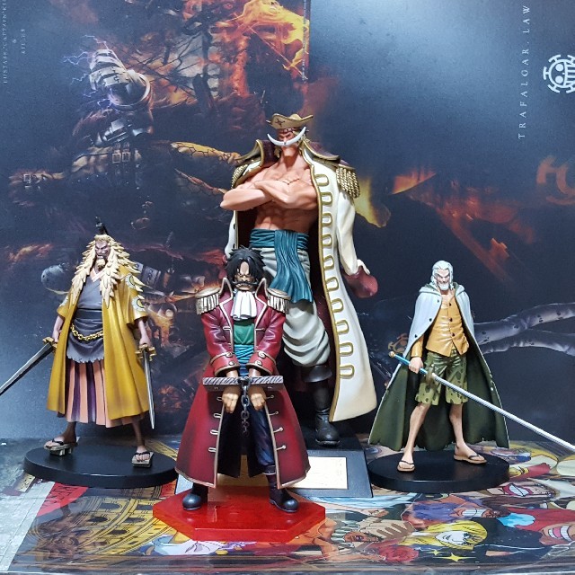 BANPRESTO - ワンピース フィギュア 白ひげ シキ ロジャー レイリー 一