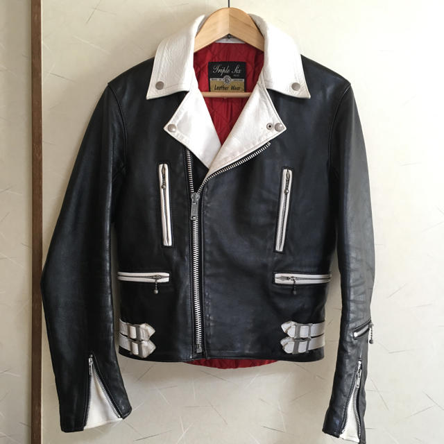 666 - 666 トリプルシックス レザーライダースジャケットの通販 by