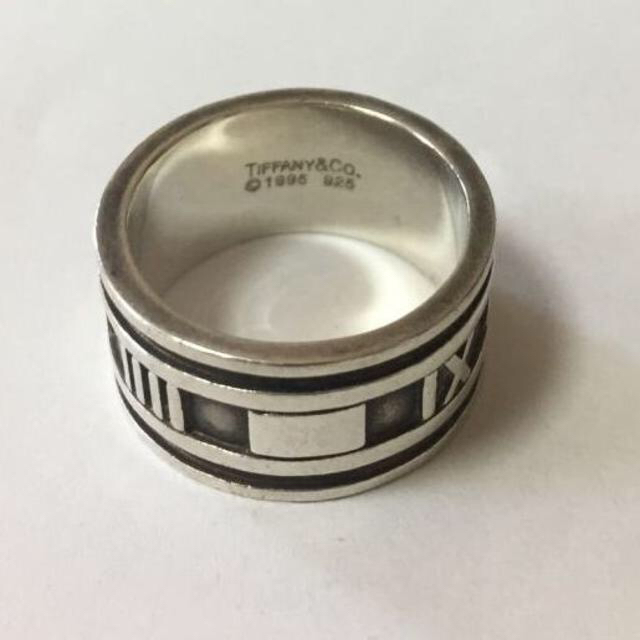 Tiffany & Co. - ティファニー アトラスリング ワイド 指輪 メンズ