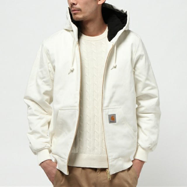 carhartt - carhartt wip ACTIVE JAKET 白 の通販 by うし9647l's shop