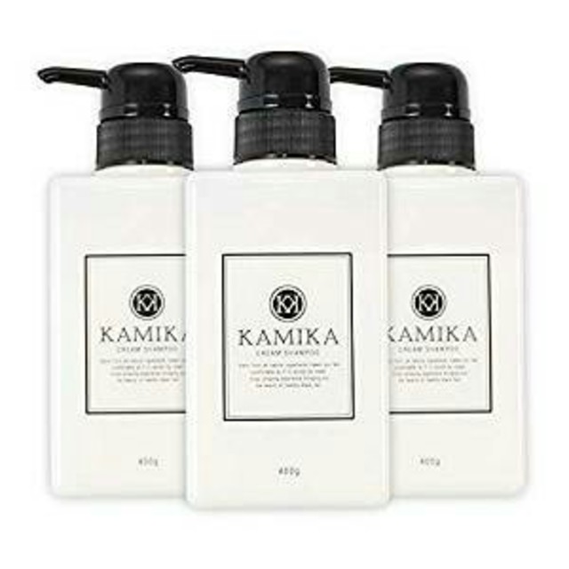 新品未使用】KAMIKA クリームシャンプー 400g 3セット - 本物コスメ