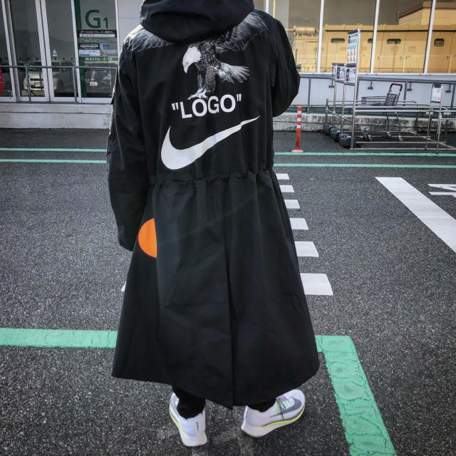 Off-White - Nike off-white foot ball jacket の通販 by M｜オフ