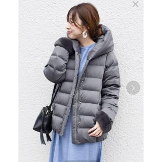 SHIPS - SHIPS 【河田フェザー】フードショートダウンgrey◇の通販 by