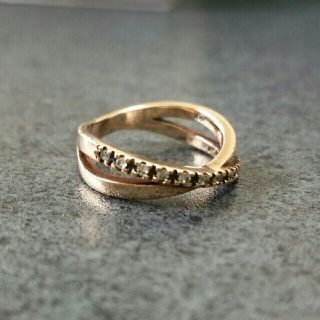 COMME CA DU MODE K10PG ダイヤ リング #7 COMME CA DU MODE K10PG