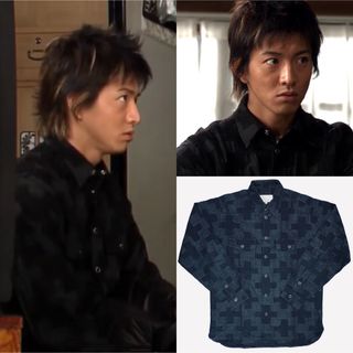 General Research - キムタク着 ジェネラルリサーチ ネルシャツ