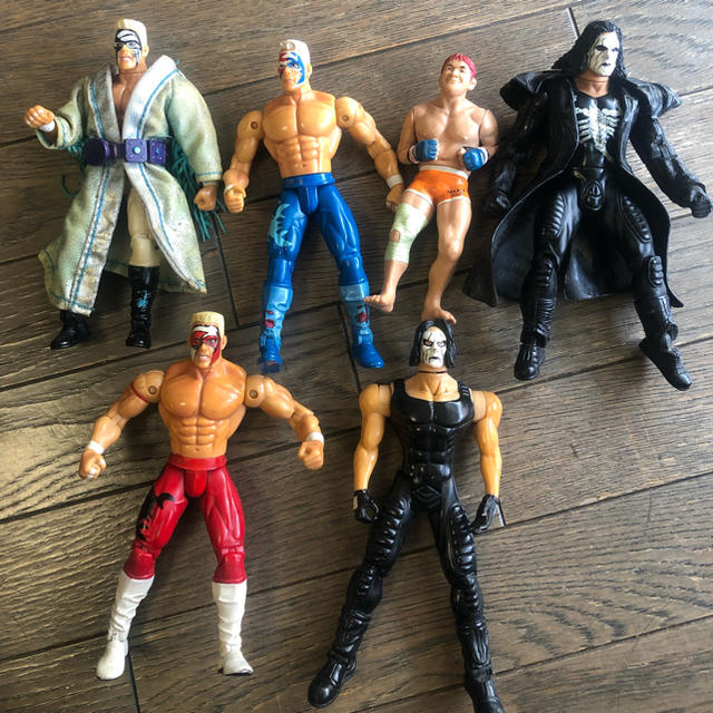wcw プロレス フィギュアセット スティングの通販 by ナカムラ's shop
