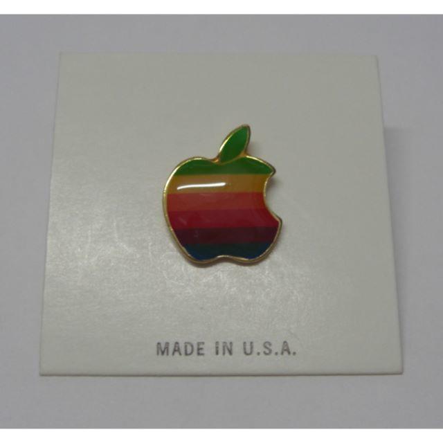 Apple社レインボーカラーピンバッジの通販 by 6GB8PPP shop｜ラクマ