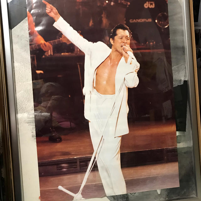 半額 矢沢永吉 シャウト シャウト 送料無料 アルミ額縁入り 半額 矢沢