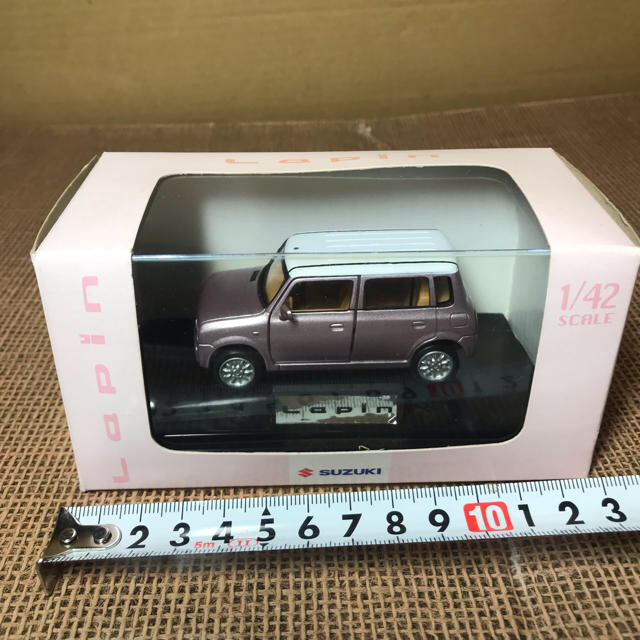 スズキ - 1/42 スズキ HE21S ラパン ミニカー ラベンダーメタリック2